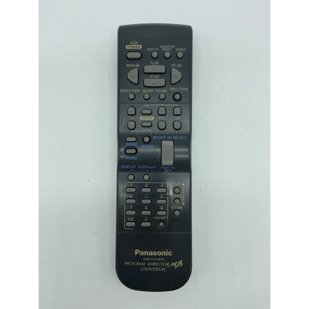 Original Panasonic VCR/TV/CATV Program MB Universal Remote Tested Works VSQS1416